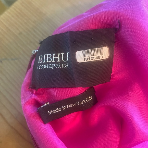 AUTHENTIC BIBHU MOHAPATRA BEAUTIFUL PINK SILK GOWN RUNWAY RED CARPET - Picture 3 of 6